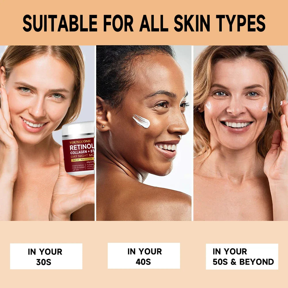 Retinol Face Cream & Serum Set for All Skin-2