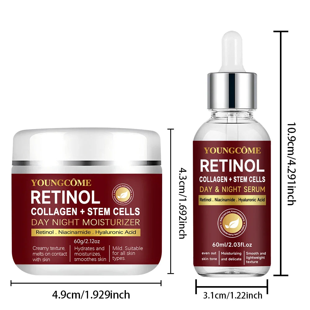 Retinol Face Cream & Serum Set for All Skin-6
